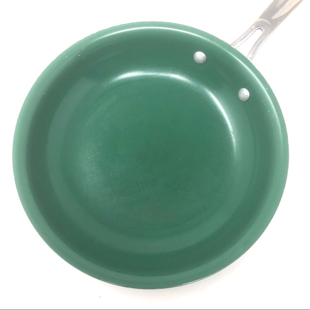 OrGREENiC 10” Ceramic Green Non Stick Fry Pan - Picture 2 of 8